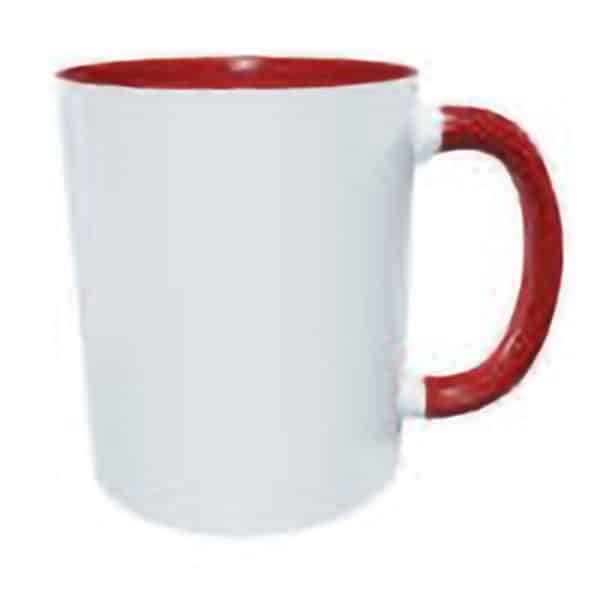 Inner colour Red sublimation mug - Zhauns