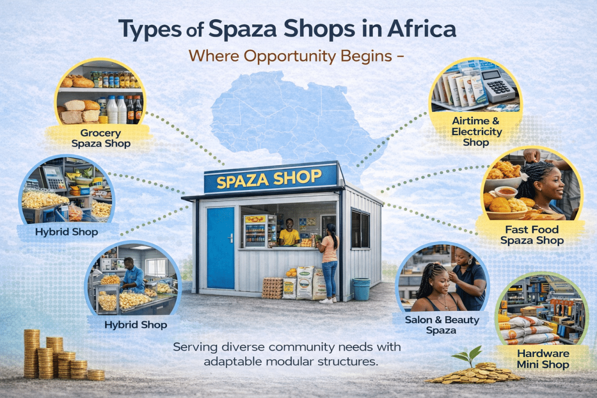 Spaza Shop Structures in Africa – Where Opportunity Begins