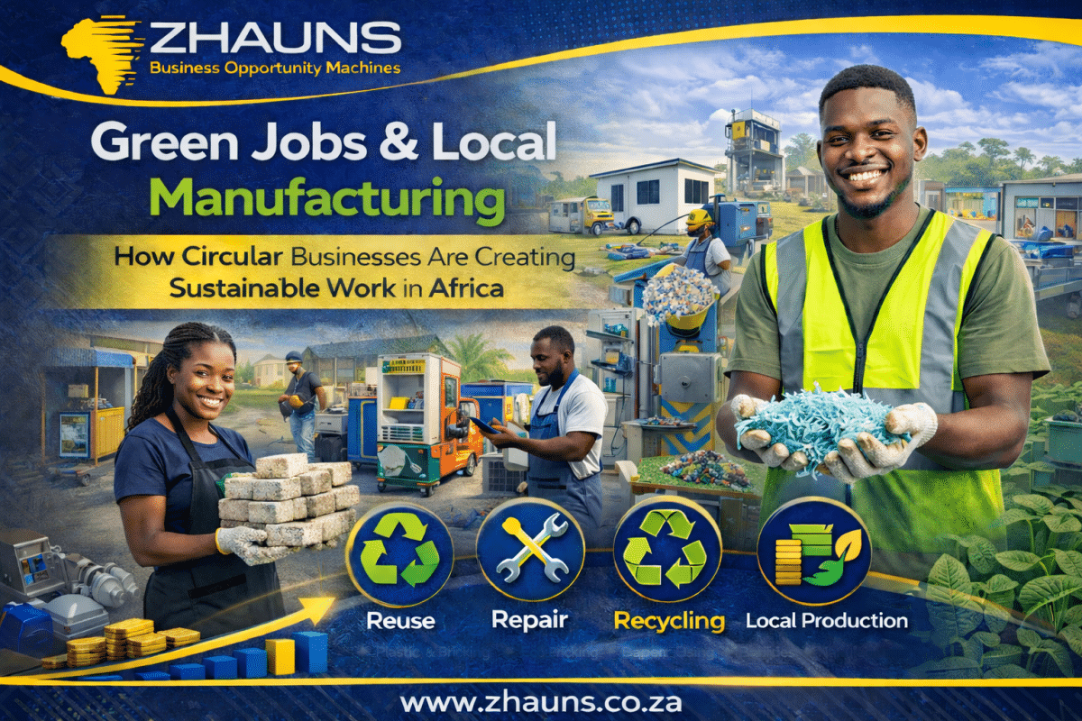 Green Jobs & Local Manufacturing – How Circular Businesses Are Creating Sustainable Work in Africa