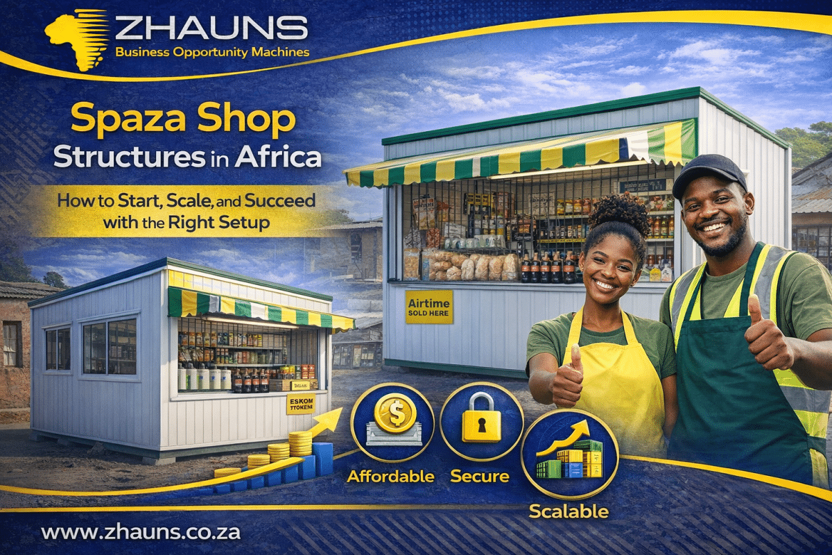 Spaza Shop Structures in South Africa: How to Start, Scale, and Succeed with the Right Setup