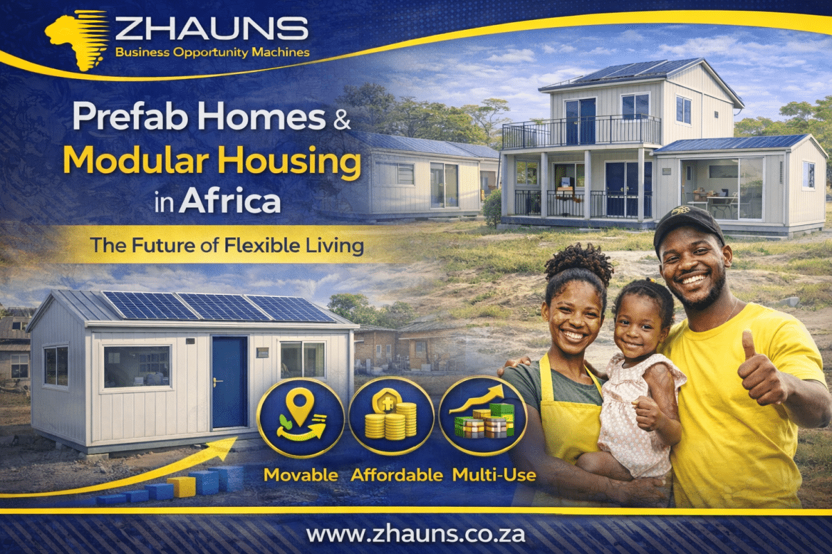 Prefab Homes & Modular Housing in Africa – The Future of Flexible Living